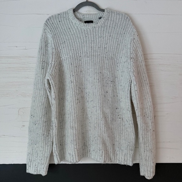 Men's Only Sons Mottled White Knit Sweater – Size XL - Picture 2 of 3